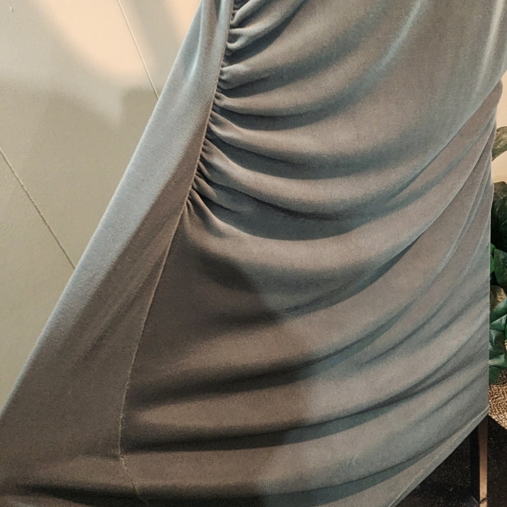 BOSTON PROPER Form Fitting Acetate Tank Dress - Picture 5 of 11